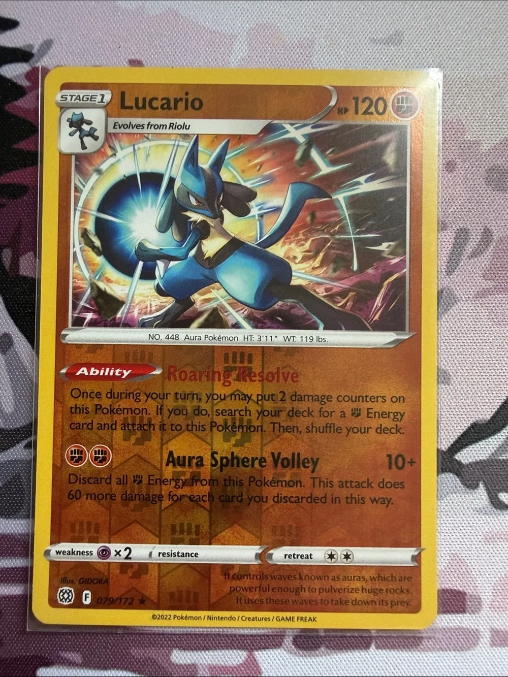 Riolu Lucario Reverse Holo Evolution Pokémon Card Lot TCG ✨5/$25✨